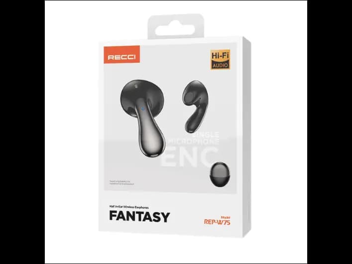 Recci REP-W75 Fantasy Buds – Black with 3 Month Warranty (3)
