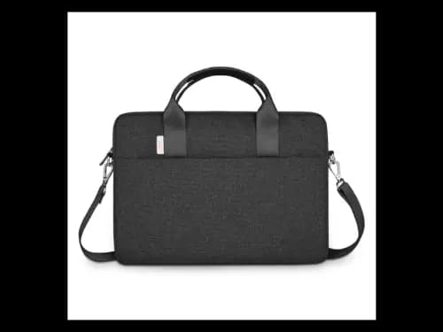 Wiwu Minimalist Laptop Bag Pro 15.6” – Multi-pocket front compartment , Fux fur lining in laptop compartment , Water-resistant material