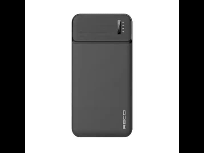 Recci RPB-N16C Burton 2.1A 10000mAh Power Bank- Black with 6 Month Warranty