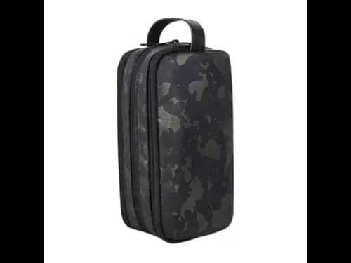 Wiwu Salem Travel Pouch Green / Black - Mini size, large capacity , Leather handle , Water-resistant (2)