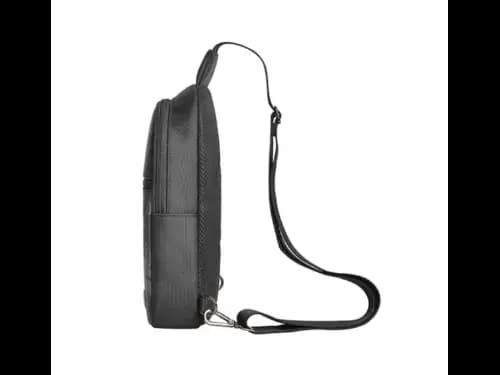 Wiwu Salem Crossbody Bag  Black - Durable secure zipper , Large inner compartment , Skin-friendly (3)