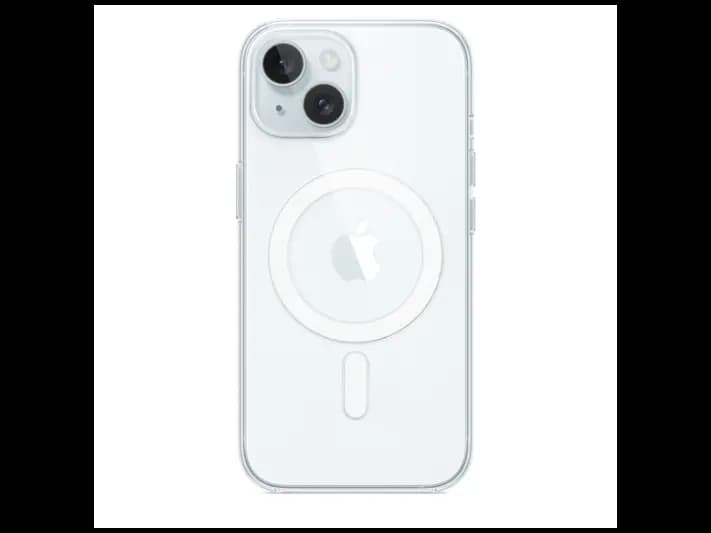iPhone 15 Clear Case with MagSafe - Transparent with luxury style