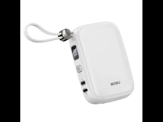 Wiwu WI-P042 10000mAH Power Bank Monaco Pearl Gradient Color - Maximum Compatibility and Comfort with Double Cable , Compact Design and Ease of Use with 6 months warranty (3)
