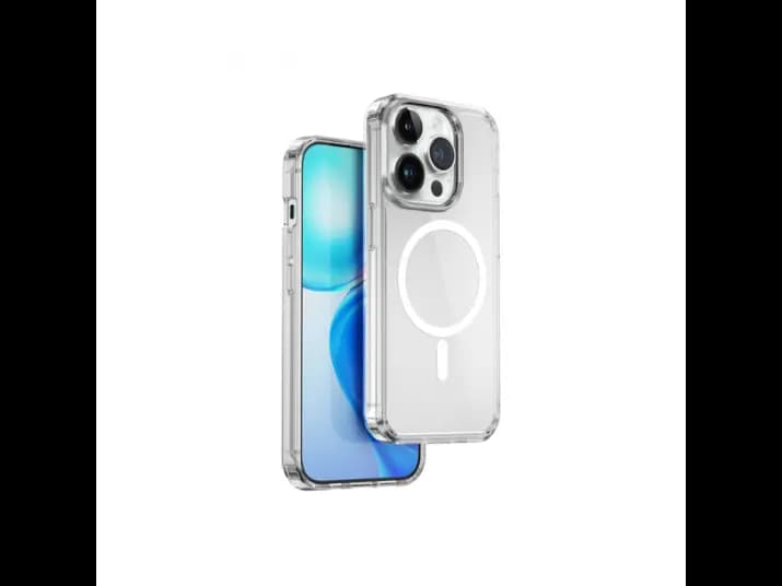 WiWU MCC-101 Premium Crystal Magnetic Case iPhone 15 Series – Transparent (2)