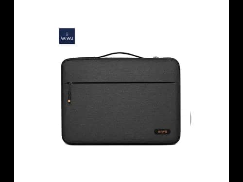 Wiwu Pilot Laptop Sleeve 13.3/14″ – Durable YKK zipper , Faux fur lining protection , Water-resistant material (3)