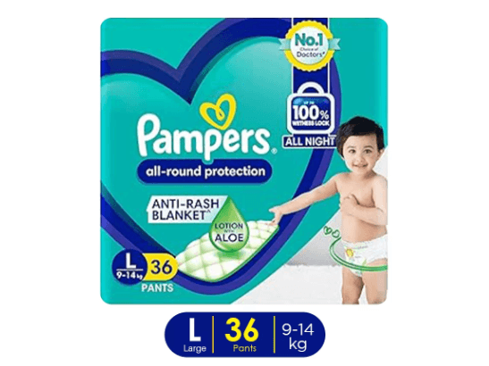 PAMPERS PANTS LARGE