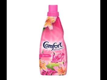Comfort After Wash Lily Fresh Fabric Conditioner 860ml - Gives Unbelievable Shine to Clothes comfort nourishes and untangles cloth fibers damaged by washing