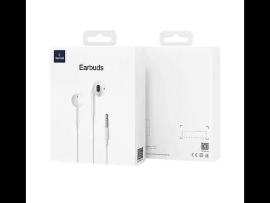 Wiwu Earbuds 101 3.5mm Earphone White - Cable Length: 120 CM , Interface Connector Type: 3.5mm Connector with 1 Month Warranty (4)