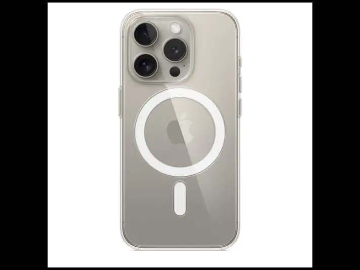 iPhone 15 Pro Clear Case with MagSafe - Transparent with luxury style