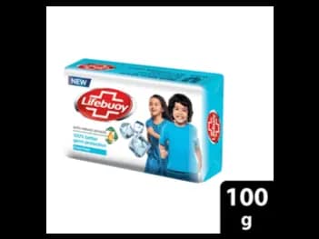 Lifebuoy Cool Fresh Body Soap 100g -  contains menthol crystals derived from nourishing peppermint leaf oil