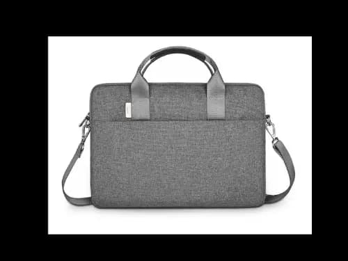 Wiwu Minimalist Laptop Bag Pro 15.6” – Multi-pocket front compartment , Fux fur lining in laptop compartment , Water-resistant material (3)