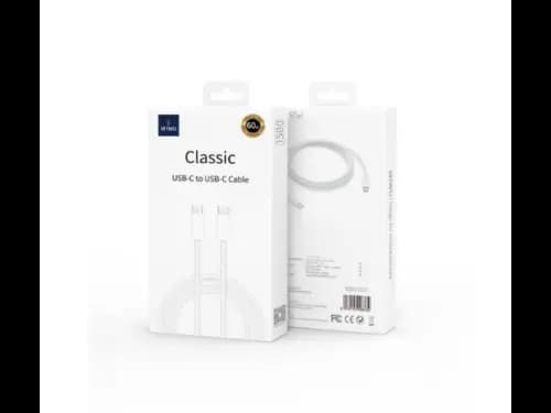 Wiwu Wi-C032 Classic 60W Fast Charging Type-C to Type-C Cable 1.5M - Material ABS , Charging Port USB C to USB C with 6 Month Warranty (4)