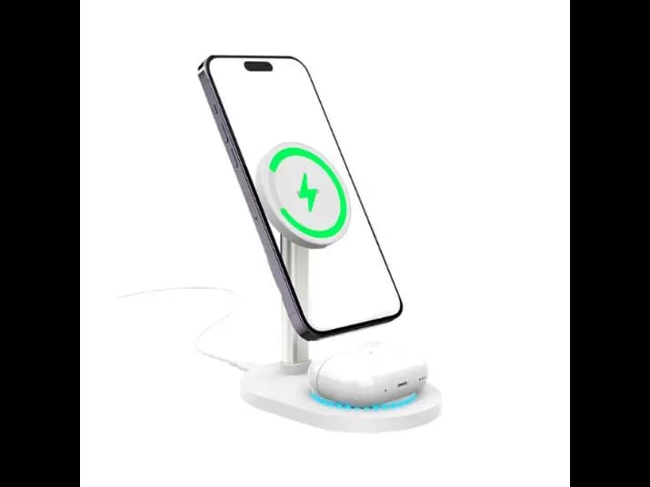 Recci RCW-32 15W Wireless Charger Holder White with 3 month warranty