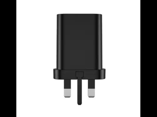 Wiwu WI-U003 Dual USB-A Fast Charger 3 Pin Black - Fast charging , UK plug , Dual USB-A with 6 Month Warranty