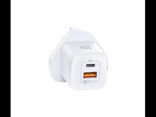 Wiwu Wi-U014 33w Gan Fast Charger 3pin - Fast charging , Compatible with all mobile phones and laptops , Very stylish (4)