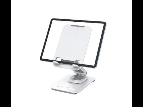 Wiwu ZM-010 Desktop Rotation Stand For Tablet - Material: ABS Aluminum alloy base , 360 degree rotation, adjustable, portable (4)