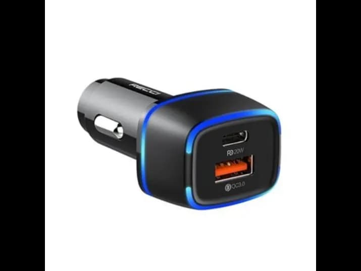 Recci RQ02 PD 20W 18W Car Charger Black - with 3 month warranty (3)