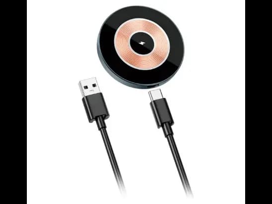 Wiwu WI-W008 15W Magnetic Wireless Charger - Double-sided transparent punk style , Magnetic wireless charger , 15W fast induction charging with 6 months warranty