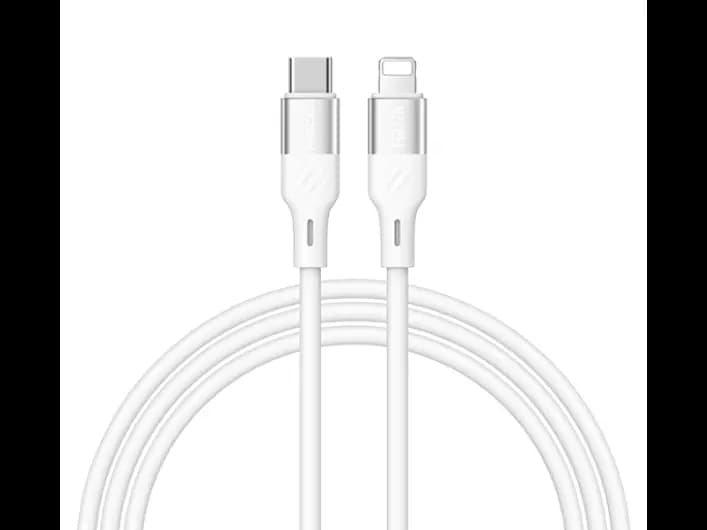 Recci RS22CL PD 27w Type-C To Lightning 150cm Cable White -03 Month Warranty