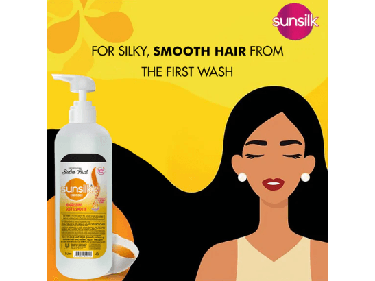 Sunsilk Soft and Smooth Conditioner 1L - Sunsilk nourishing soft and smooth conditioner ensures hair retains its natural softness (4)