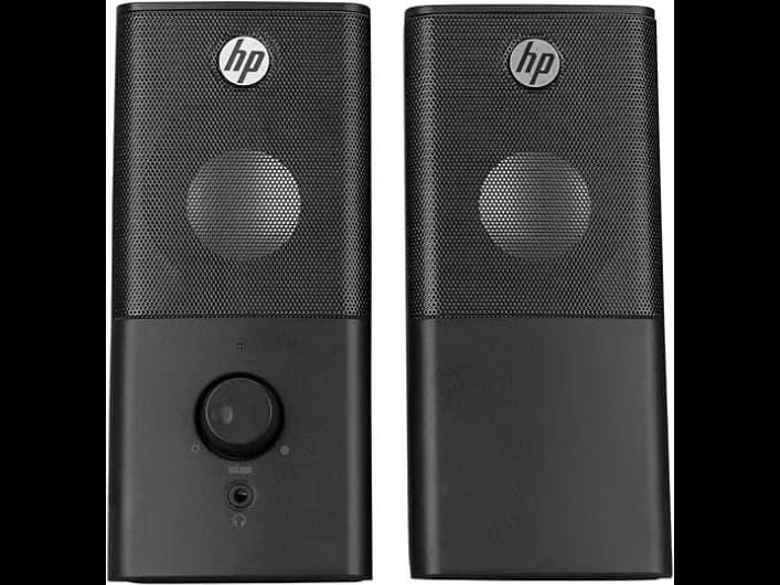 HP DHS-2101 12W 2.0 Channel Micro USB Bookshelf Speaker - Black (2)