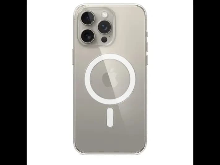 iPhone 15 Pro Max Clear Case with MagSafe - Transparent with luxury style
