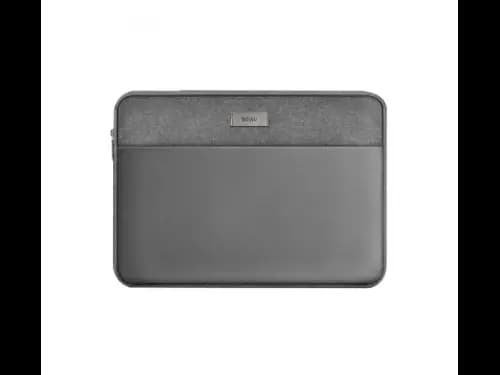 Wiwu Minimalist Sleeve Bag For Up To 14″ Laptop - Multi-pocket front compartment , Fux fur lining in laptop compartment , Water-resistant material (4)