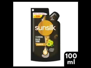 Sunsilk Stunning Black Shine Shampoo Pouch 100ml