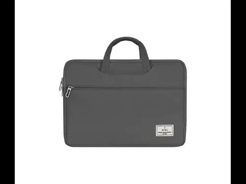 Wiwu Vivi 14″ Laptop Handbag - Water-resistant material , Multi-pocket front compartment , Faux fur lining in laptop compartment (2)