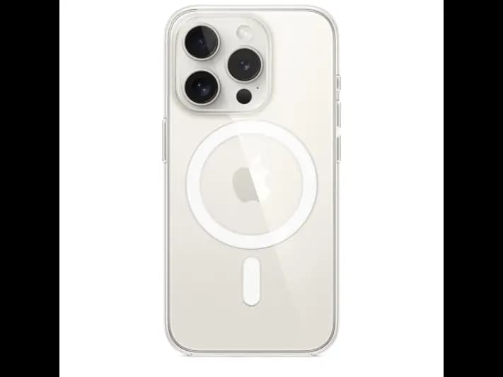IPhone 15 Pro Clear Case with MagSafe - Transparent with luxury style (2)