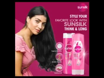 Sunsilk Thick and Long Shampoo 180ml - Enriched with a potent blend of Keratin, Yogurt Protein, and Coconut Oil (5)