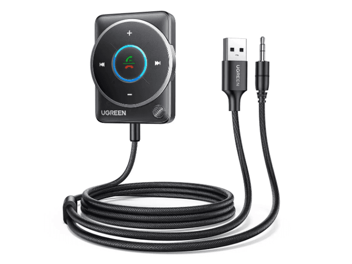 UGREEN 35002 Aux Bluetooth 5.4 Receiver Adapter For Car Noise Cancellation