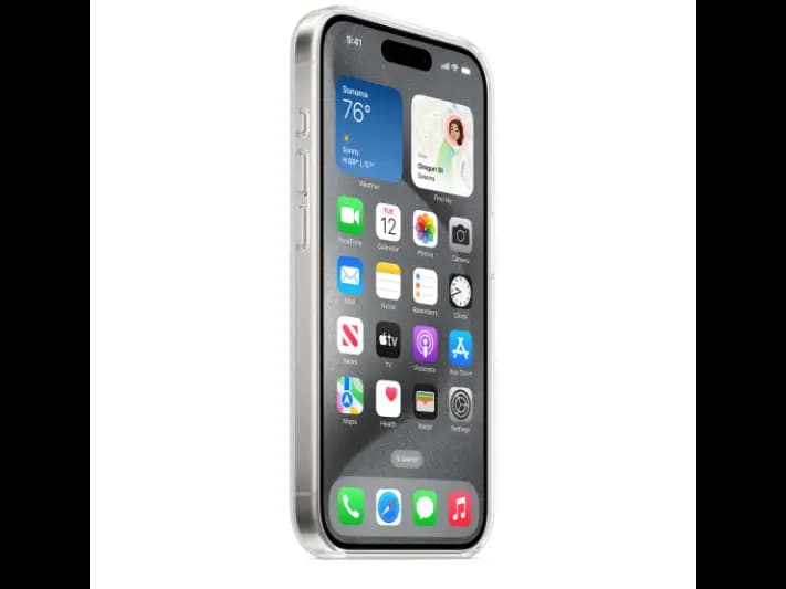 IPhone 15 Pro Clear Case with MagSafe - Transparent with luxury style (3)