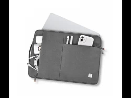 Wiwu Alpha Slim Sleeve Bag For 15.4″ Laptop/16″ MacBook  -  Durable YKK zipper , Faux fur lining protection , Water-resistant material (4)