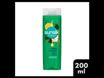 Sunsilk Lemon & Freesia Fresh Detox Shampoo 200ml - revolutionary conditioner technology