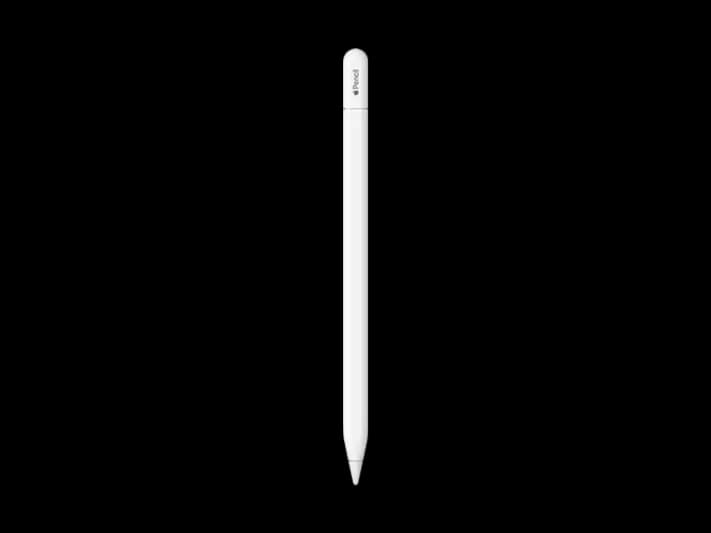 Apple Pencil (USB-C) - Tilt sensitive, low latency  USB-C charging