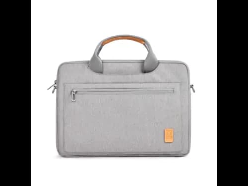 WIWU Pioneer Shoulder 15.6″ Exclusive Design For Laptop - Slim design laptop bag , Water resistant material with leather trimmings (2)