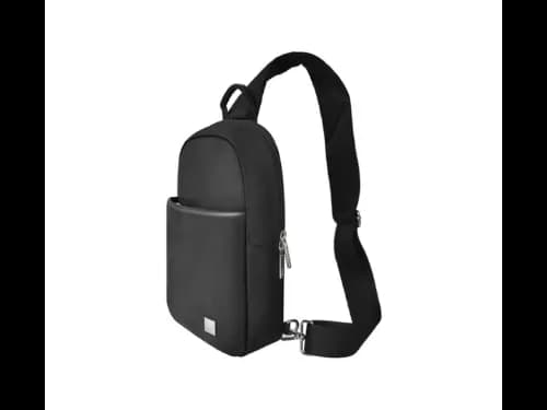 Wiwu Hali Sling Chest Bag Black - Removable and Adjustable Shoulder Strap , Mini Size, Large Capacity , Skin-Friendly and Soft Lining (2)