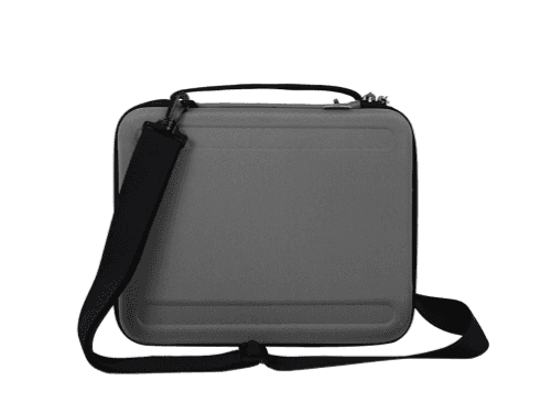 WIWU PARALLEL HARDSHELL BAG 12.9" BLACK - Carrying Handle & Shoulder Strap , Anti-fall and Compression ,  YKK zipper, Smooth & Durable (4)