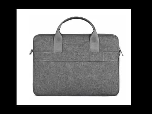 Wiwu Minimalist Laptop Bag Pro 15.6” – Multi-pocket front compartment , Fux fur lining in laptop compartment , Water-resistant material (4)
