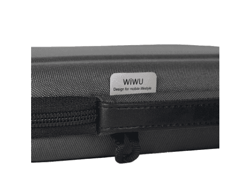 WIWU PARALLEL HARDSHELL BAG 12.9" BLACK - Carrying Handle & Shoulder Strap , Anti-fall and Compression ,  YKK zipper, Smooth & Durable (2)