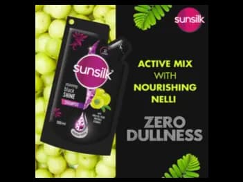 Sunsilk Stunning Black Shine Shampoo Pouch 100ml (5)