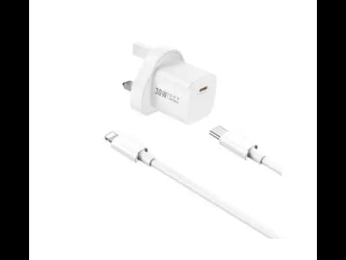 Wiwu WI-U006 Nano 30W Gan PD Type-C To Type-C Charger - Overvoltage protection , Short circuit protection , Overload protection  with 6 Month Warranty