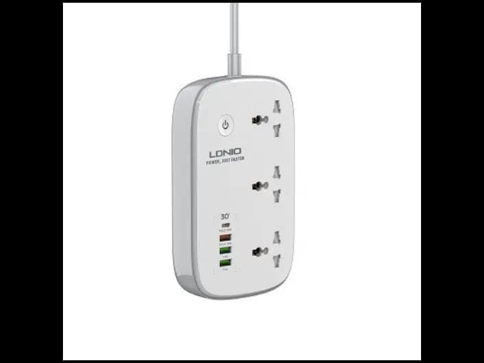 LDNIO SCW3451 WIFI Smart Universal Power Strip 3 Outlets 1 PD 1QC 3.0   2 Auto-ID High Output Power Socket Switches Extension (2)
