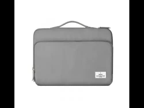 Wiwu Ora Sleeve For 14.2″ Laptop - Durable YKK zipper , Skin-friendly and soft lining , Faux fur lining protection (7)
