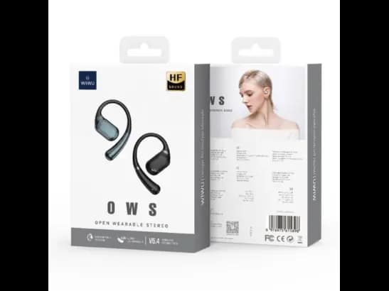 Wiwu T28 OWS Buds - Bluetooth 5.4 Connectivity , Smart touch control , Ear Hook Design with 3 Month Case Warranty, 1 Month Buds Warranty (5)