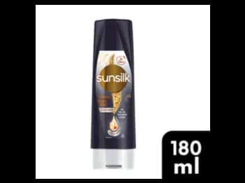 Sunsilk Stunning Black Shine Conditioner 180ml - Conditioner with Activ-Mix