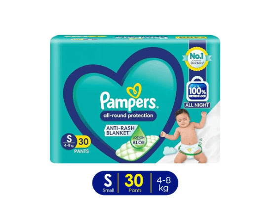 PAMPERS Baby Diaper PANTS SMALL