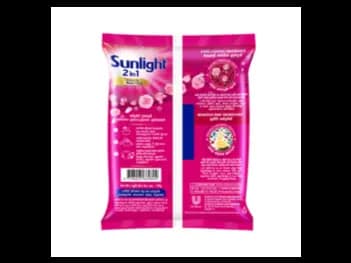Sunlight Clean and Rose Fresh Detergent Powder 1kg - long–lasting Rose Fragrance (2)