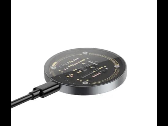Wiwu WI-W008 15W Magnetic Wireless Charger - Double-sided transparent punk style , Magnetic wireless charger , 15W fast induction charging with 6 months warranty (3)